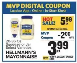 Food Lion Hellmann's Mayonnaise offer