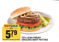 Food Lion 73% Lean Fresh Ground Beef Patties offer