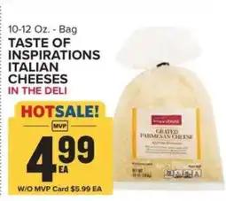 Food Lion Taste of Inspirations Italian Cheeses offer