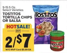 Food Lion Tostitos Tortilla Chips or Salsa offer