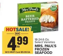 Food Lion Mrs. Paul's Frozen Seafood offer