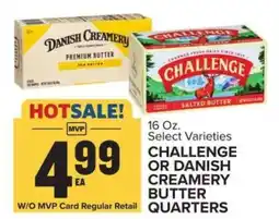Food Lion Challenge or Danish Creamery Butter Quarters offer