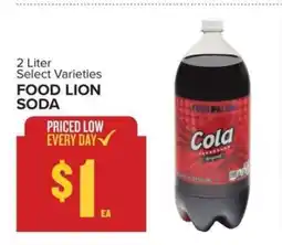 Food Lion FOOD LION SODA offer