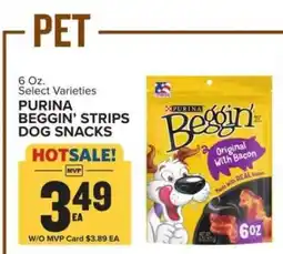 Food Lion Purina Beggin' Strips Dog Snacks offer