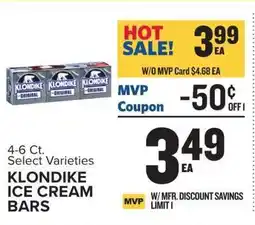 Food Lion Klondike Ice Cream Bars offer