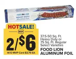 Food Lion FOOD LION ALUMINUM FOIL offer