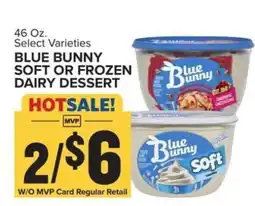 Food Lion Blue Bunny Soft or Frozen Dairy Dessert offer