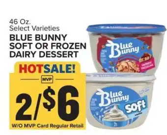 Food Lion Blue Bunny Soft or Frozen Dairy Dessert offer