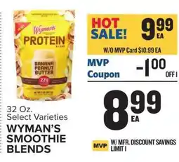 Food Lion WYMAN’S SMOOTHIE BLENDS offer