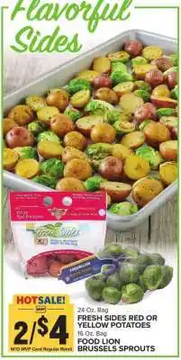 Food Lion FRESH SIDES RED OR YELLOW POTATOES offer