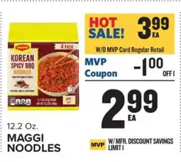 Food Lion Maggi Noodles offer