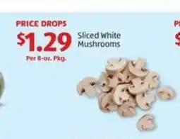 Aldi Sliced White Mushrooms offer