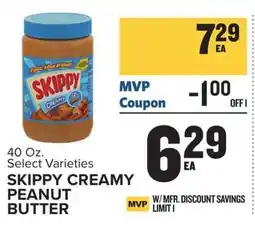 Food Lion SKIPPY CREAMY PEANUT BUTTER offer