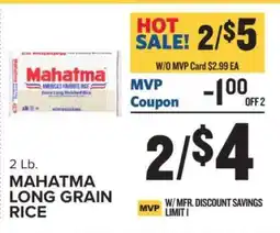 Food Lion Mahatma Long Grain Rice offer