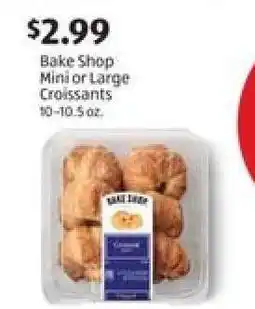 Aldi Bake Shop Mini or Large Croissants offer