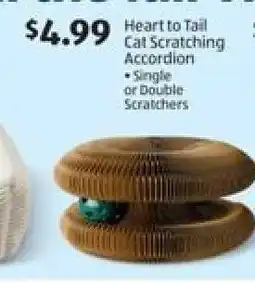 Aldi Heart to Tail Cat Scratching Accordion offer