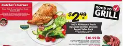 Winn Dixie 100% All Natural Fresh Boneless Skinless Chicken Breast Value Pack offer