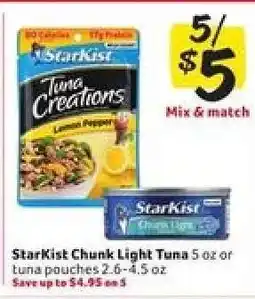 Winn Dixie Starkist Chunk Light Tuna offer