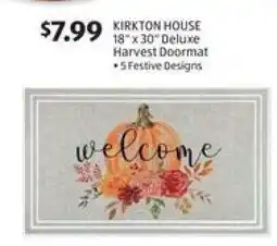 Aldi KIRKTON HOUSE Deluxe Harvest Doormat offer