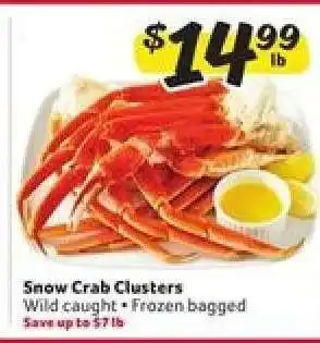 Winn Dixie Snow Crab Clusters offer