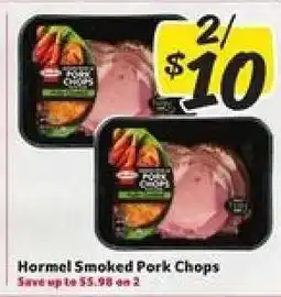 Winn Dixie Hormel Smoked Pork Chops offer