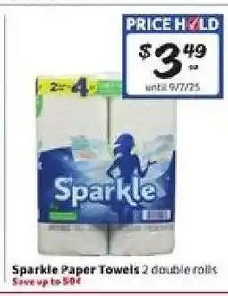 Winn Dixie Sparkle Paper Towels offer