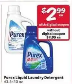 Winn Dixie Purex Liquid Laundry Detergent offer