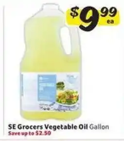 Winn Dixie SE Grocers Vegetable Oil offer