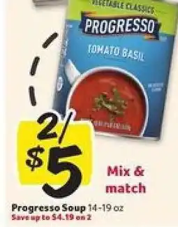 Winn Dixie Progresso Soup offer