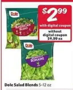 Winn Dixie Dole Salad Blends offer
