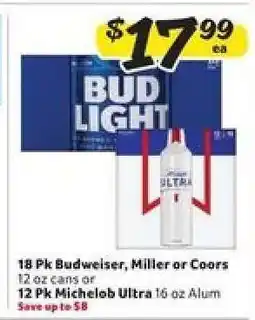 Winn Dixie Budweiser, Miller, Coors, Michelob Ultra offer