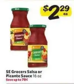 Winn Dixie SE Grocers Salsa or Picante Sauce offer