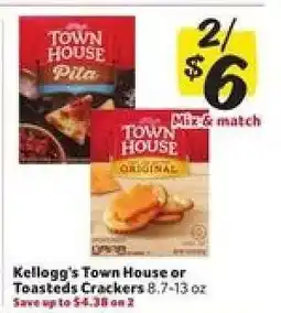 Winn Dixie Kellogg's Town House or Toasted Crackers offer