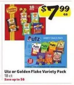 Winn Dixie Utz or Golden Flake Variety Pack offer