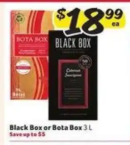 Winn Dixie Black Box or Bota Box offer