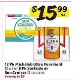 Winn Dixie Michelob Ultra Pure Gold offer