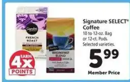 Safeway Signature Select Coffee offer