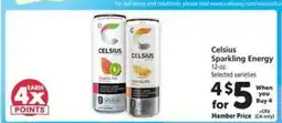Safeway Celsius Sparkling Energy offer