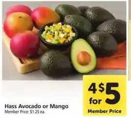Safeway Hass Avocado or Mango offer