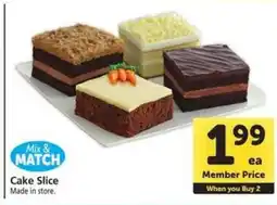 Safeway Cake Slice offer