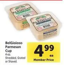 Safeway BelGioioso Parmesan Cup offer