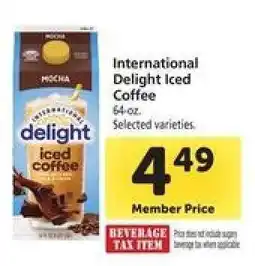 Safeway International Delight Iced Coffee offer