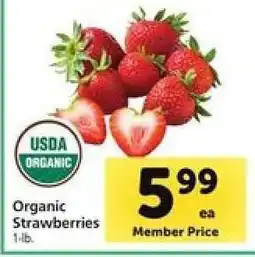 Safeway Organic Strawberries offer