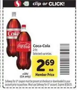 Safeway Coca-Cola offer