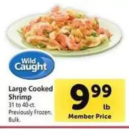 Safeway Large Cooked Shrimp offer