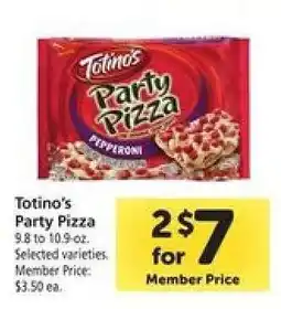Safeway Totino's Party Pizza offer