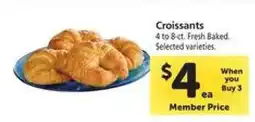 Safeway Croissants offer