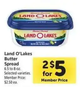 Safeway Land O Lakes Butter Spread offer