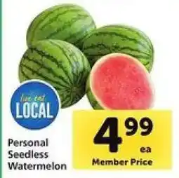 Safeway Personal Seedless Watermelon offer