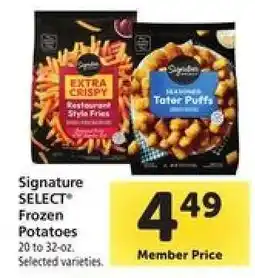 Safeway Signature Select Frozen Potatoes offer